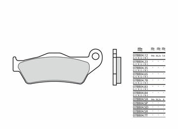 Moto Guzzi Stelvio 1200 [Brembo] - plaquettes de frein