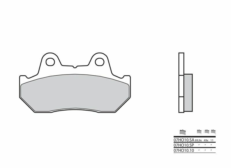 Honda XLV 750 R [Brembo] - plaquettes de frein