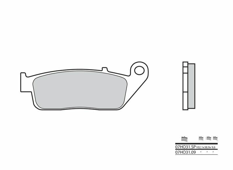 Indian Chief Dark Horse Chdh [Brembo] - brake pads