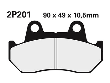 Honda CB 900 F2 Boldor [Nissin] - plaquettes de frein