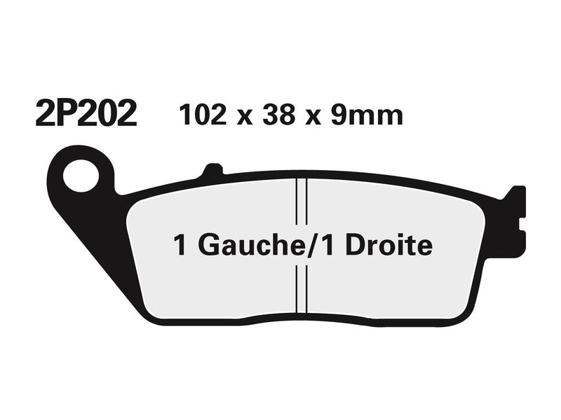 Kawasaki Z7 Hybrid ZR700 [Nissin] - semi -metallic brake pads