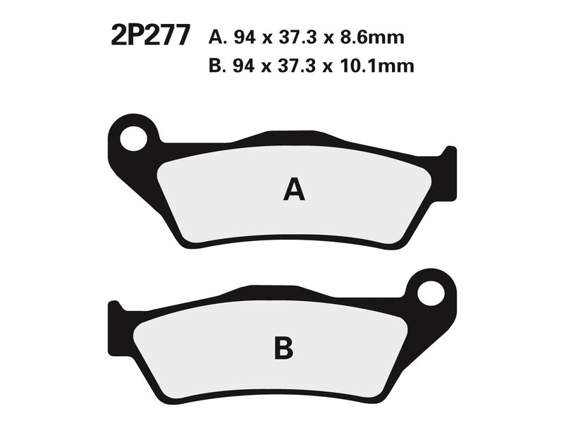 BMW R 1100 R [Nissin] - semi -metallic brake pads