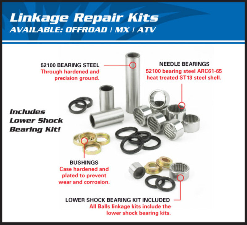 Gas Gas Ec 200 [ALL BALLS] - Suspension Linkage Repair Kit Gas Gas