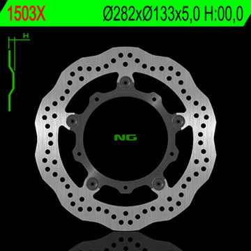 Yamaha Tracer 700 [NG BRAKE DISC] - Disque de frein flottant Wave