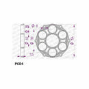 Ducati Panigale 1199 [AFAM] - Kettenradabdeckung - Typ 51804/51803-2