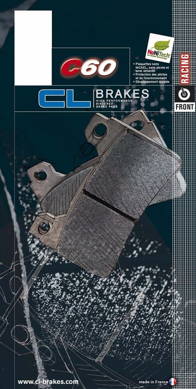 Honda Cb 200 [CL BRAKES] - Plaquettes de frein Racing en métal fritté - 2396C60