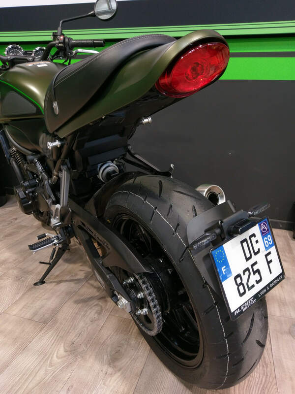 Kawasaki Z 900 Rs Se [ACCESS DESIGN] - license plate holder at wheel height black Kawasaki Z900RS