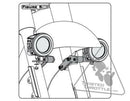 Harley Davidson Sportster 883 Iron Xl 883 N [DENALI] - Support d'éclairage garde-boue Harley Davidson-4
