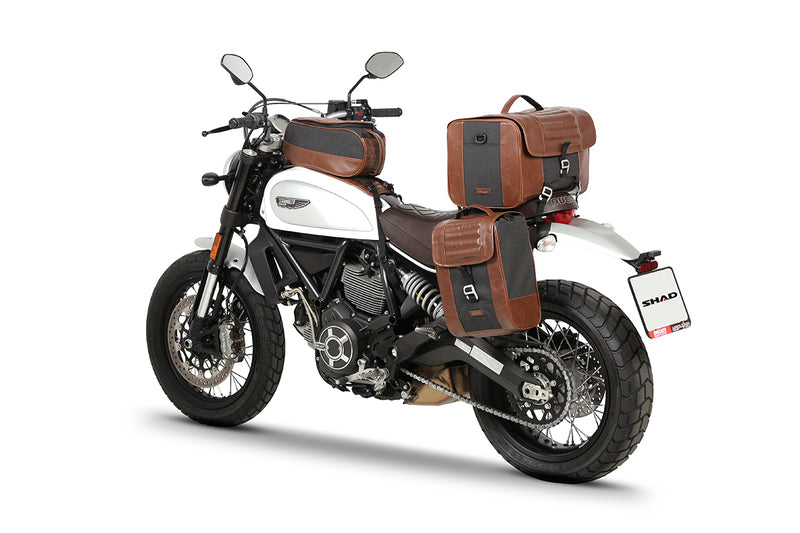 Ducati Scrambler 800 [SHAD] - Support de sacoche latérale Café Racer Ducati Scrambler