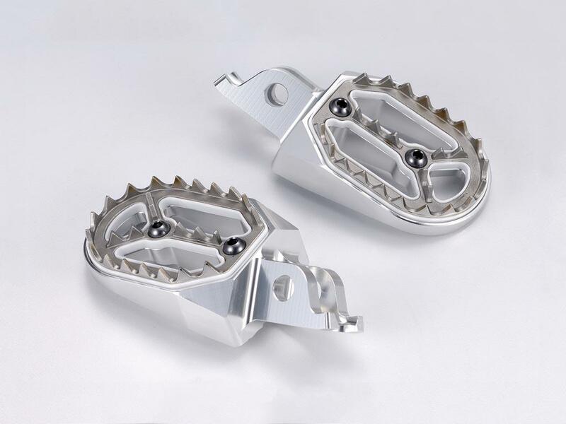 Husqvarna Te 125 [BIHR] - Footrests BIHR Evolution silver