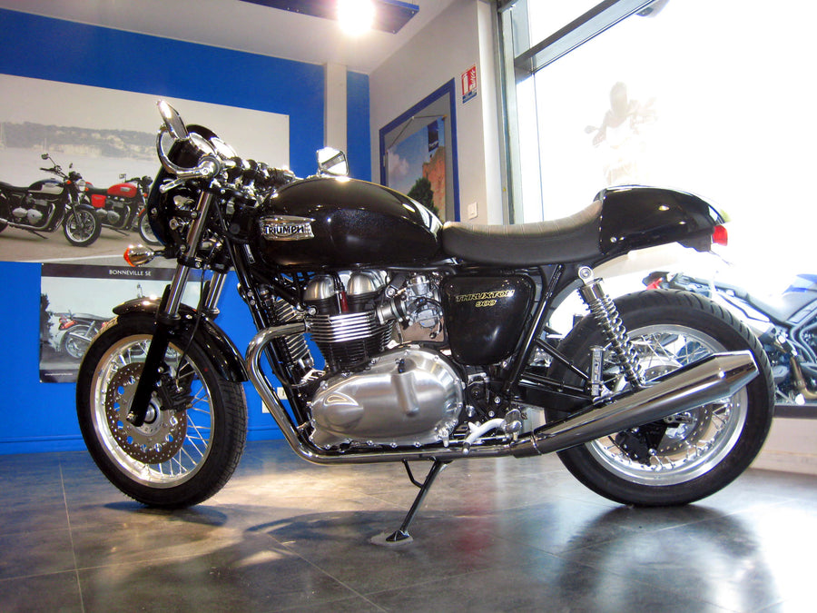 Triumph Scrambler 865 [2009] - Kennzeichenhalter Radlauf schwarz Triumph Bonneville 900