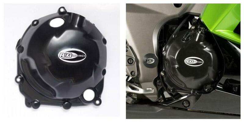 Kawasaki Z 1000 ABS SPECIAL EDITION ZR1000E [2012] - Protecteur de couvercle de carter droit noir Kawasaki Z1000/SX