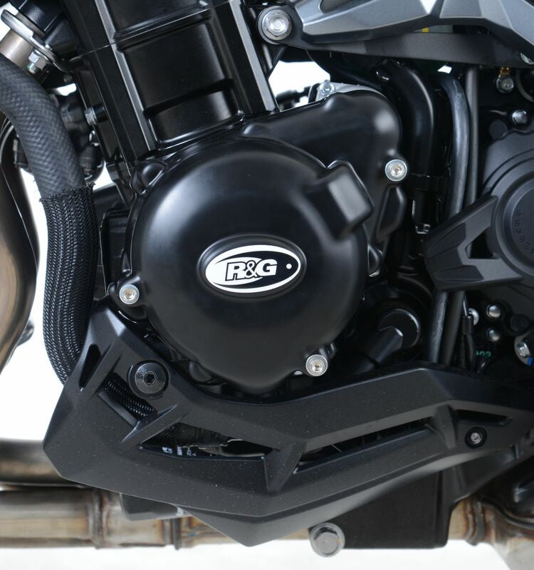 Kawasaki Z 900 ABS ZR900B [2017-2019] - Protecteur de couvercle de carter gauche noir Kawasaki Z900