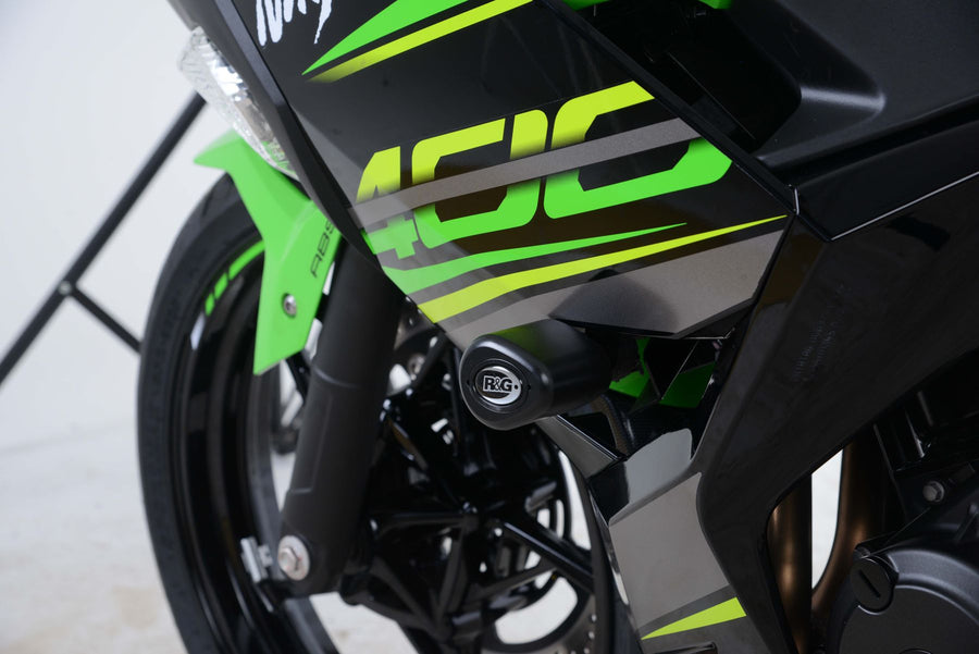 Kawasaki Ninja 400 [2023-2024] - Aero Sturzpad weiß Kawasaki Ninja 400/Z400