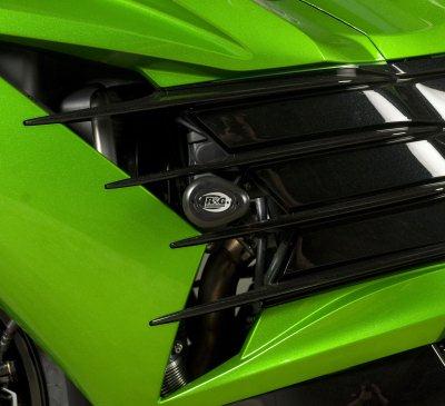 Kawasaki ZZR 1400 ABS (ZX 1400 F) [2012-2015] - Aero-Crash-Protektoren Schwarz Kawasaki ZZR1400