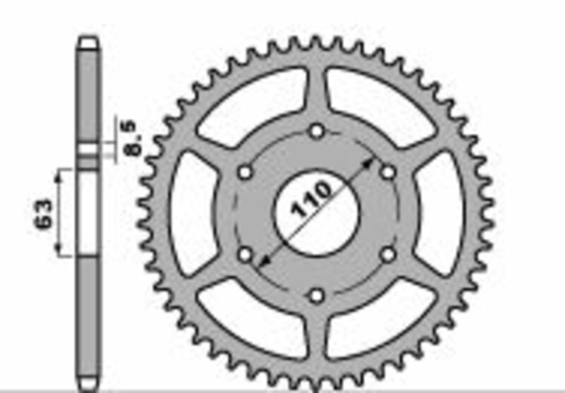 Ktm Adventure 390 [PBR] - Sprocket aluminum reinforced - 520