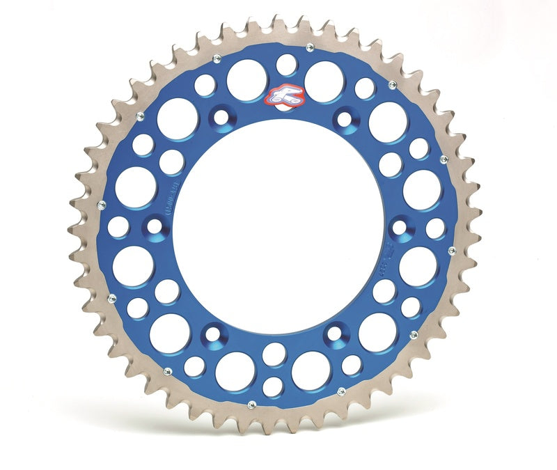 Ktm Sx 250 [RENTHAL] - TwinColor sprocket aluminum self-cleaning bi-component - 520