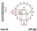 Suzuki GT 550 [JT SPROCKETS] - Standard Stahlritzel vorne-2