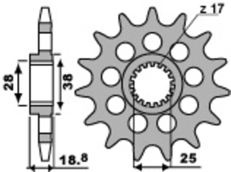 BMW F 900 XR K84 [PBR] - Standard Stahlritzel vorne
