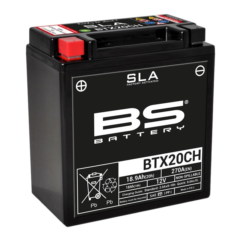 Moto Guzzi Stelvio 1200 4V [BS BATTERY] - SLA Wartungsfreie Batterie Werkseitig aktiviert - BTX20CH