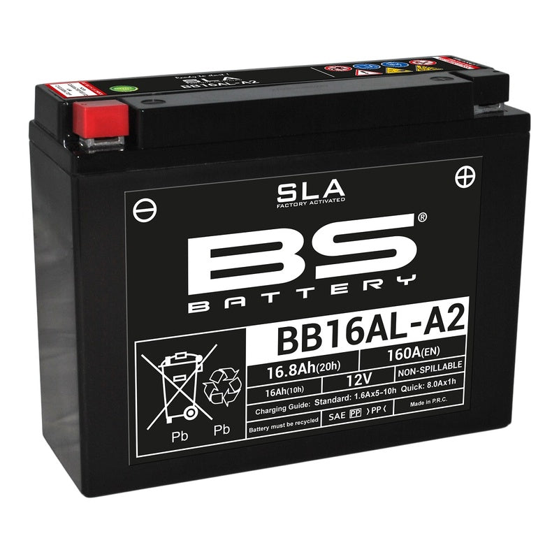 Ducati Sl 600 [BS BATTERY] - Batterie SLA sans entretien activée en usine - BB16AL-A2