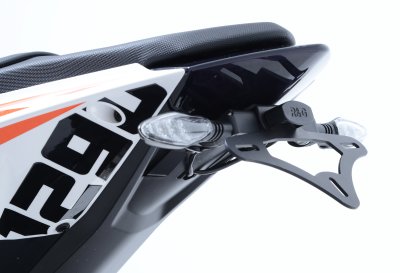 Ktm 1290 SUPER DUKE R ABS [2014-2016] - Support de plaque d'immatriculation incl. éclairage de plaque d'immatriculation