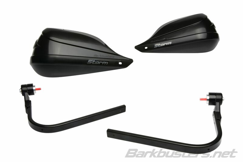 Ktm Duke 390 [BARKBUSTERS] - Ensemble Storm Hanguads Support de Fixation à Point Unique-Extrémité de Guidon Noir