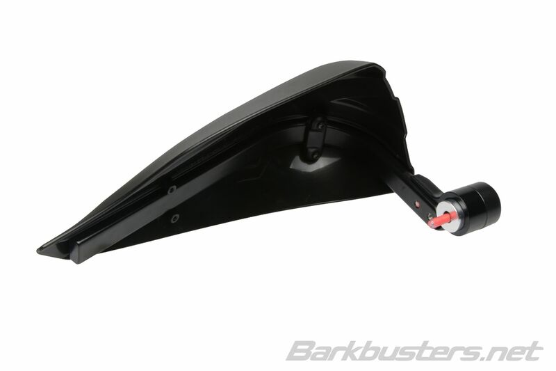 Kawasaki Z 900 [BARKBUSTERS] - Storm Hanguads Set Einpunkt-Klemmhalterung-Lenkerende Schwarz