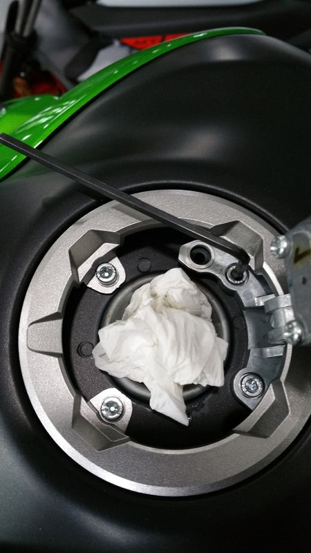 Kawasaki Z Electric [A-SIDER] - Black Edition Tank handle 4 screws black Kawasaki