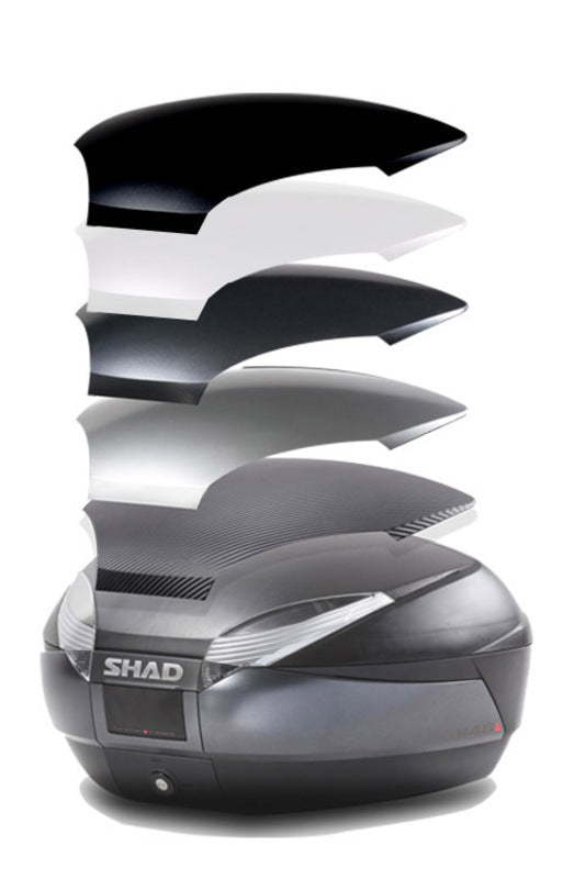 Kawasaki J 125 [SHAD] - SH48DG Top Case - Dark Grey/Black