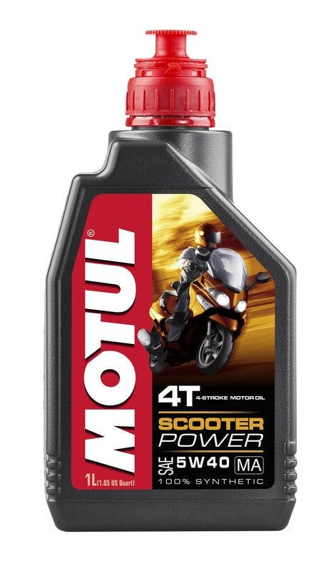 Huile de moteur 5W40 pour le scooter à 4 temps 1L [motul]