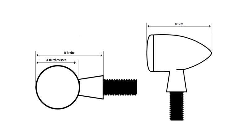 Indian Chief Dark Horse CHDH [Highsider] - Led turn signal