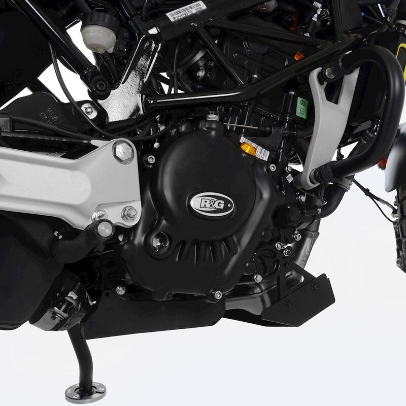 Husqvarna SVARTPILEN 125 [2021-2023] - Protecteur de couvercle de carter droit Race Series (embrayage) - Noir Husqvarna Svartpilen 125
