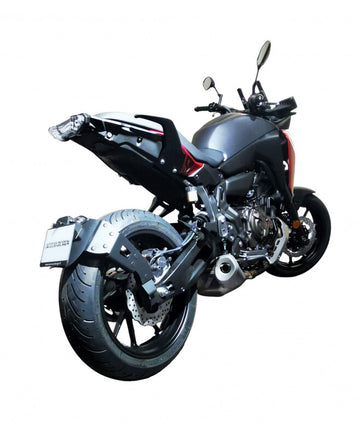 Yamaha Tracer 7 700 [ACCESS DESIGN] - Support de plaque d'immatriculation « monté sur roue » noir - Yamaha MT-07 Tracer
