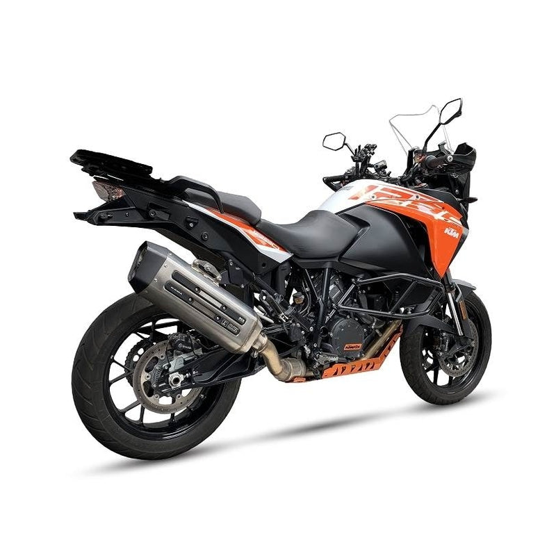 Ktm 1290 Super Adventure [IXIL] - MXT Endtopf Edelstahl / Endkappe schwarz - EM3089SS