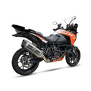 Ktm 1290 Super Adventure [IXIL] - MXT Endtopf Edelstahl / Endkappe schwarz - EM3089SS