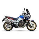 Honda Crf 1000 Africa Twin [IXIL] - MXT silencer stainless steel / end cap black - EH6082SS-2