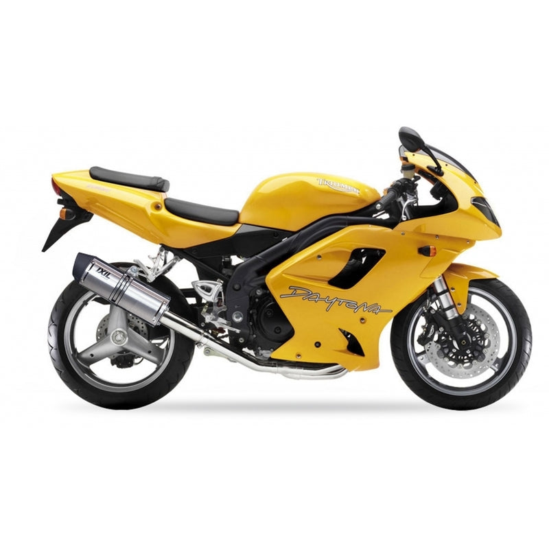 Triumph Speed Triple 955 [IXIL] - Hexoval Endtopf Edelstahl / Endkappe Edelstahl schwarz - OT4081VSE