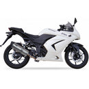 Kawasaki Ninja 250 [IXIL] - Hexoval Endtopf Edelstahl schwarz / Endkappe Edelstahl - OK7034VSE