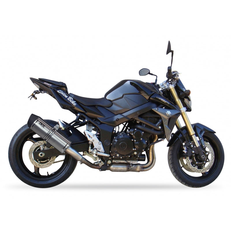 Suzuki Gsr 750 [IXIL] - Hexoval Endtopf Edelstahl / Endkappe Edelstahl schwarz - OS8062VSE