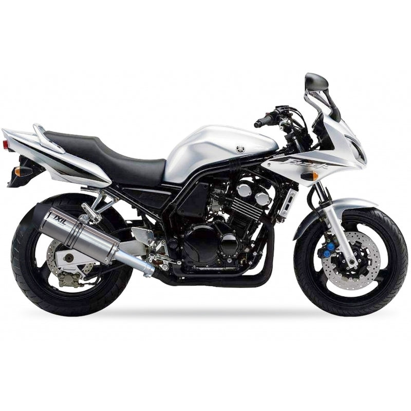 Yamaha 600 Fazer [IXIL] - Silencieux Hexoval inox / embout inox noir - OY9063VSE