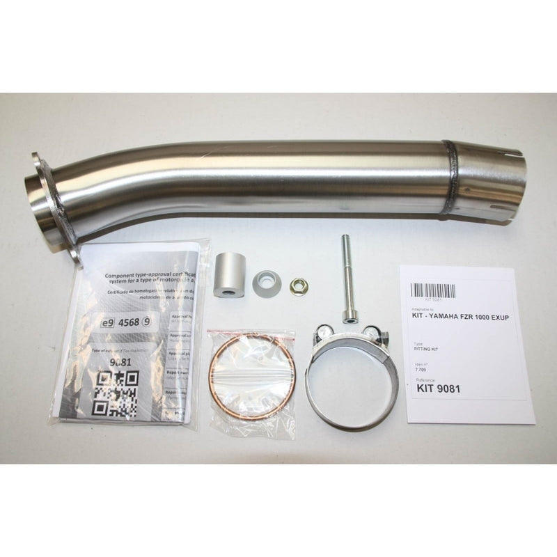Yamaha Fzr 1000 [IXIL] - Silencieux Hexoval inox / embout inox noir - OY9081VSE