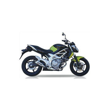 Suzuki Gladius 650 [IXIL] - Silencieux Hyperlow acier inoxydable / embout aluminium - XS8358V