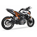 Ktm Duke 390 [IXIL] - Hyperlow Endtopf Edelstahl schwarz / Endkappe Aluminium - XM3357XB