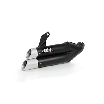 Honda CB 500 X (PC 46) [2013-2015] - Hyperlow Endtopf Edelstahl schwarz / Endkappe Aluminium - XH6333XB