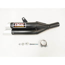 Honda CBR 500 R PC44 [2013-2015] - Hyperlow Endtopf Edelstahl schwarz / Endkappe Aluminium - XH6333XB