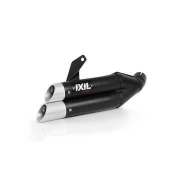Honda Cb 650 R Neo Sports Cafe [IXIL] - Hyperlow Komplettanlage  Edelstahl schwarz / Aluminium poliert - XH6356XB