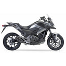 Honda Nc 750 S Dct [IXIL] - Silencieux Hyperlow acier inoxydable noir / embout aluminium - XH6362XB-2