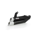 Kawasaki Ninja [IXIL] - Silencieux Hyperlow acier inoxydable noir / embout aluminium - XK7337XB