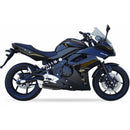 Kawasaki Kle 650 [IXIL] - Hyperlow Endtopf Edelstahl schwarz / Endkappe Aluminium - XK7351XB